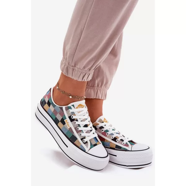  Дамски кецове LEE COOPER LCW-25-31-3441L ЧЕРЕН 