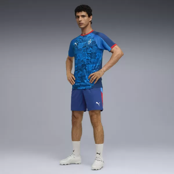  Мъжка функционална тениска PUMA NEYMAR JR PLAYMAKER JERSEY 660314-10 BLAZING BLUE/ ПЛАМТЯЩО СИНЬО/ПУМА БЯЛО/УЛТРА 