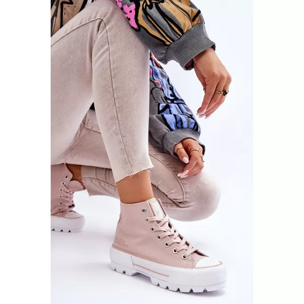  Дамски маратонки BIG STAR LL274157 NUDE Big Star Shoes 