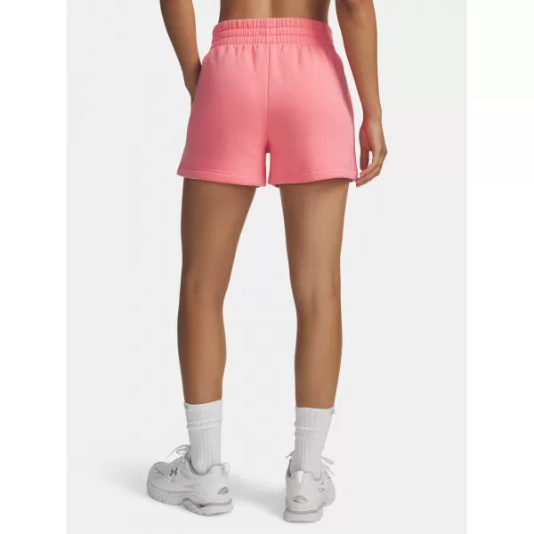  Дамски шорти UNDER ARMOUR RIVAL FLEECE SHORT 1382723-600 РОЗОВО 