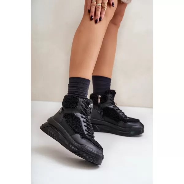  Дамски кецове LEE COOPER LCJ-24-47-3145 ЧЕРЕН 