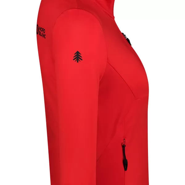  Дамски суичър powerfleece NORDBLANC SEDGE NBWFL8291 ЧЕРВЕНО 
