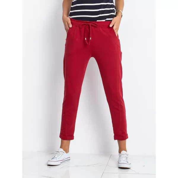  Дамски спортен панталон BASIC FEEL GOOD RV-DR-3589.06X БОРДО 
