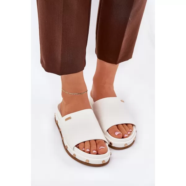  Дамски чехли BIG STAR RR274216 WHITE Big Star Shoes 