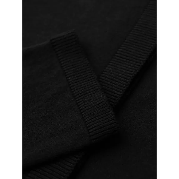  Мъжки пуловер OMBRE OM-POLS-0140 ЧЕРЕН 