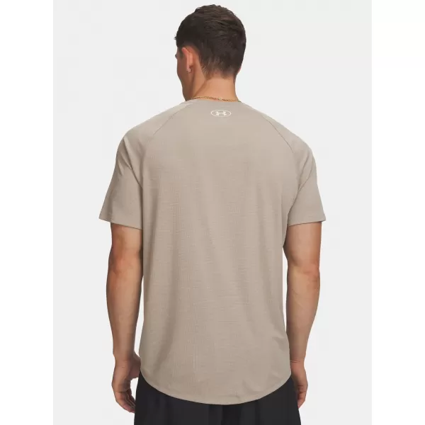  Мъжка тениска UNDER ARMOUR UA TECH TEXTURED SS 1382796-203 КАФЯВО 