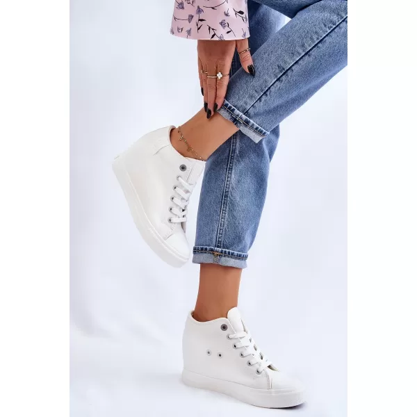  Дамски маратонки BIG STAR LL274035 WHITE Big Star Shoes 