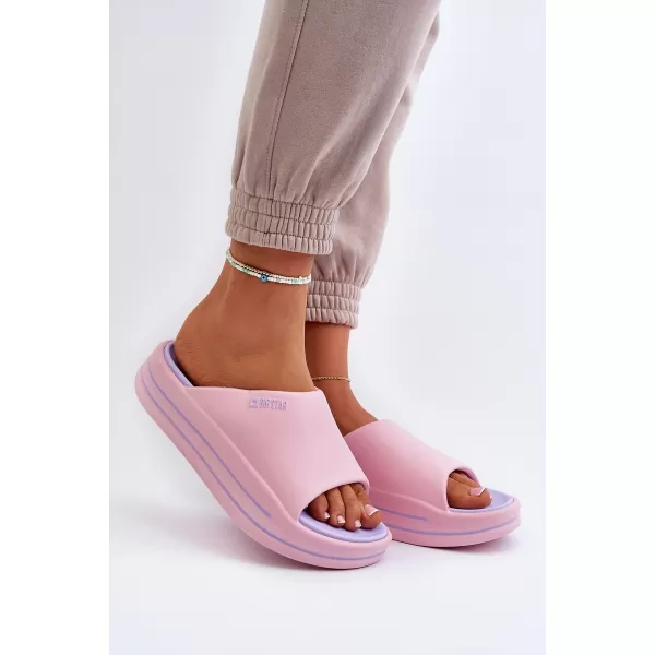  Дамски чехли BIG STAR NN274A035 PINK Big Star Shoes 