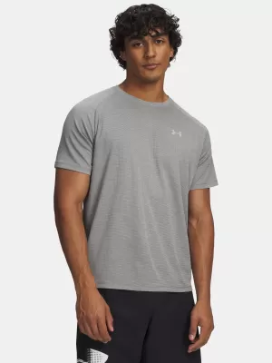 Мъжка тениска UNDER ARMOUR TECH TEXTURED SS 1382796-709 ЗЕЛЕНО