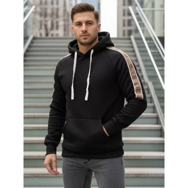  Мъжки суичър DSTREET BX5941 ЧЕРЕН 