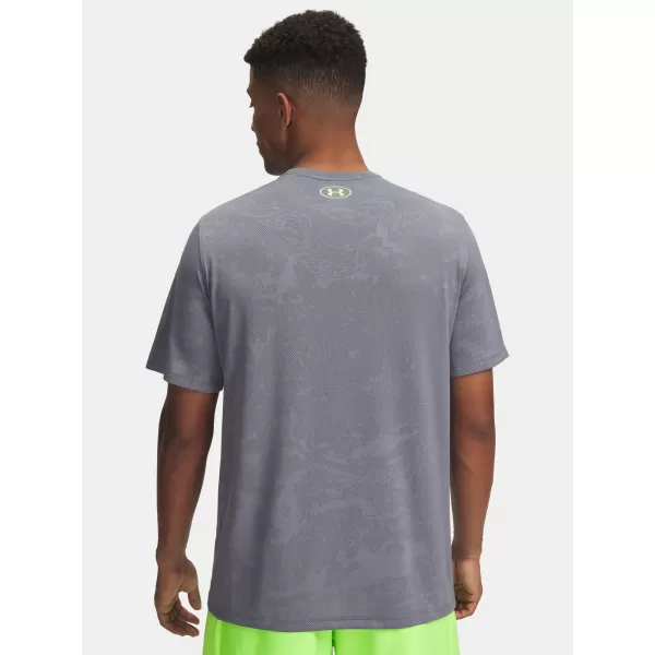 Мъжка тениска UNDER ARMOUR UA TECH VENT JACQUARD SS 1377052-025 СИВО 