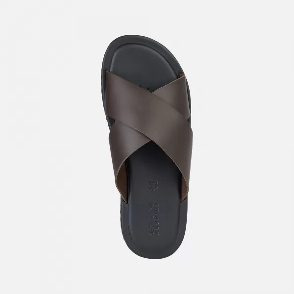  Мъжки чехли GEOX ERICE G002619 ЧЕРЕН 
