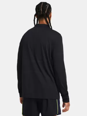 Мъжка тениска UNDER ARMOUR VANISH ELITE SEAMLESS 1/4 ZP 1382798-001 ЧЕРЕН