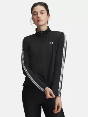 Дамски суичър UNDER ARMOUR UA TECH WM TAPE HALF ZIP 6005100-004 ЧЕРЕН