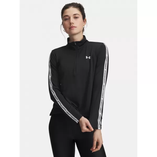  Дамски суичър UNDER ARMOUR UA TECH WM TAPE HALF ZIP 6005100-004 ЧЕРЕН 