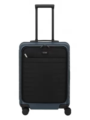 Бордов куфар TITAN Overseas S Front pocket СРЕДНОЩНО СИНЬО