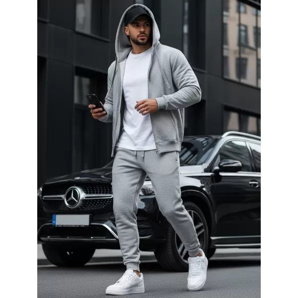  Мъжки суичър DSTREET BX2412 СВЕТЛО СИВО 