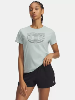 Дамска тениска UNDER ARMOUR W VARSITY SS 6010592-477 СИНЬО