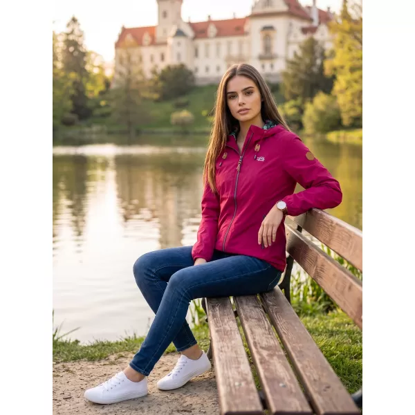 Дамско яке ALTISPORT HEIDA ЧЕРВЕНО 