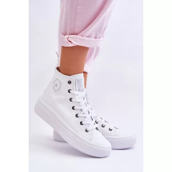  Дамски маратонки BIG STAR LL274A183 WHITE Big Star Shoes 