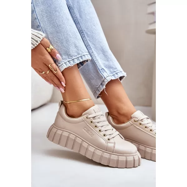  Дамски обувки BIG STAR MM274618 BEIGE Big Star Shoes 