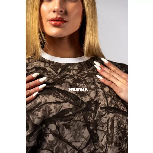  Спокойна тениска POWER 894 LIGHT BROWN CAMO Nebbia 