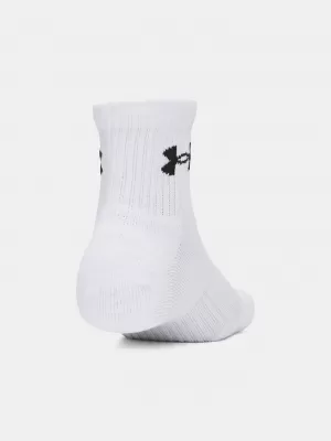 Чорапи UNDER ARMOUR PERFORMANCE COTTON 3P QTR 6009686-100 БЯЛО