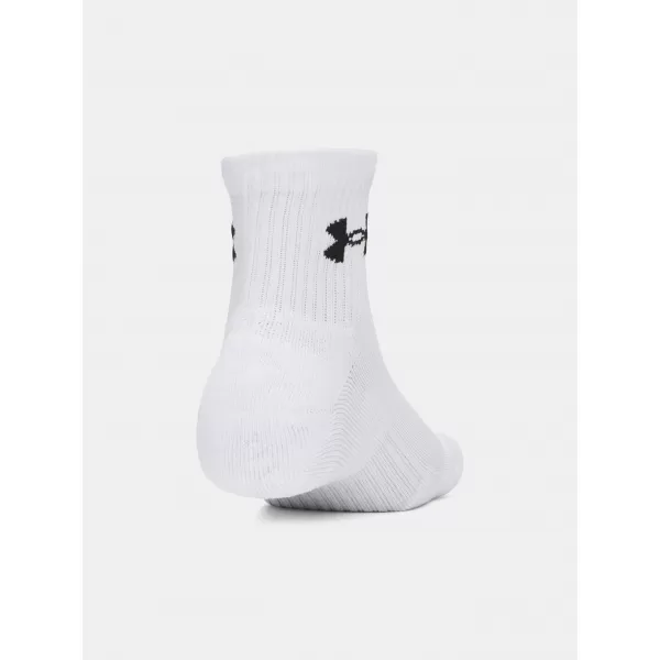  Чорапи UNDER ARMOUR PERFORMANCE COTTON 3P QTR 6009686-100 БЯЛО 