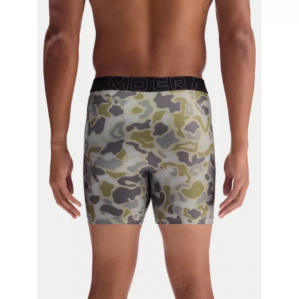  Мъжки боксерки UNDER ARMOUR UA PERFORMANCE TECH - PRINT 6IN - 1PK 1383875-069 ТИТАН 