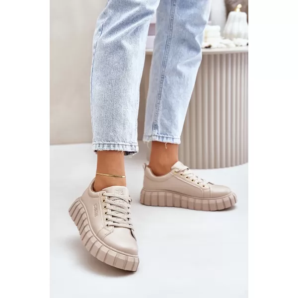  Дамски обувки BIG STAR MM274618 BEIGE Big Star Shoes 