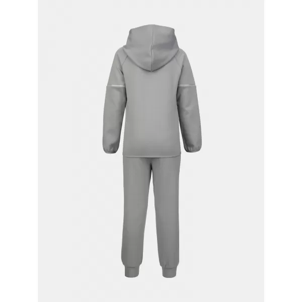  Комплект за момчета UNDER ARMOUR UA DOUBLE KNIT FZ SET UAFII1NE-053 СИВО 