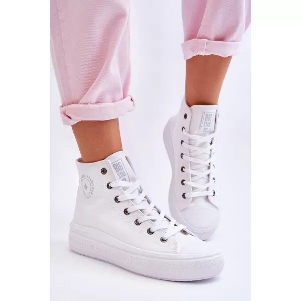  Дамски маратонки BIG STAR LL274A183 WHITE Big Star Shoes 