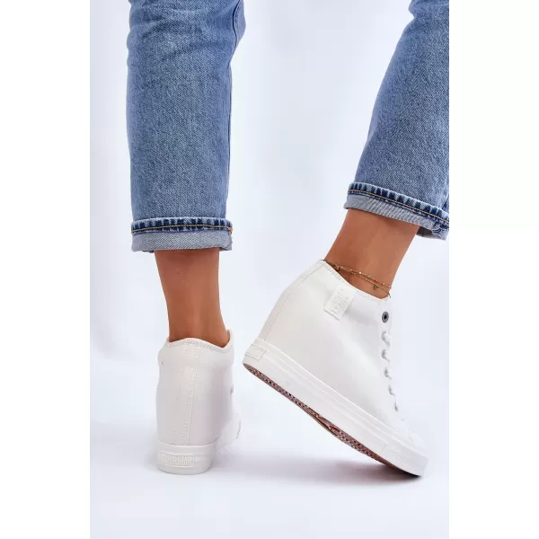  Дамски маратонки BIG STAR LL274035 WHITE Big Star Shoes 