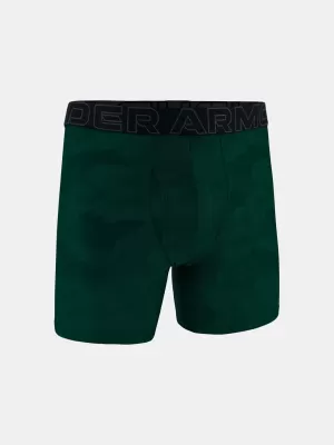 Мъжки боксерки UNDER ARMOUR UA PERFORMANCE TECH - PRINT 6IN - 1PK 1383875-338 ЗЕЛЕНО