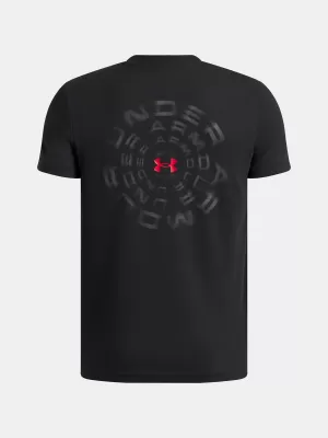 Момчешка тениска UNDER ARMOUR UA B WM BLUR SS 6009269-001 ЧЕРЕН