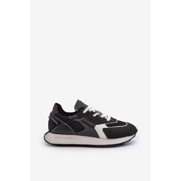  Мъжки кецове BIG STAR NN174347 BLACK Big Star Shoes 