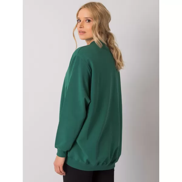  Дамски суичър BASIC FEEL GOOD RV-BL-5185.90P ТЪМНО ЗЕЛЕНО 