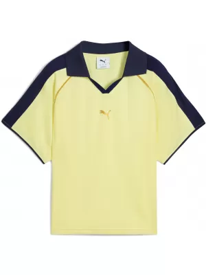 Дамска функционална тениска PUMA T7 RELAXED FOOTBALL JERSEY 632157-35 ЗЛАТНА ЛУНА