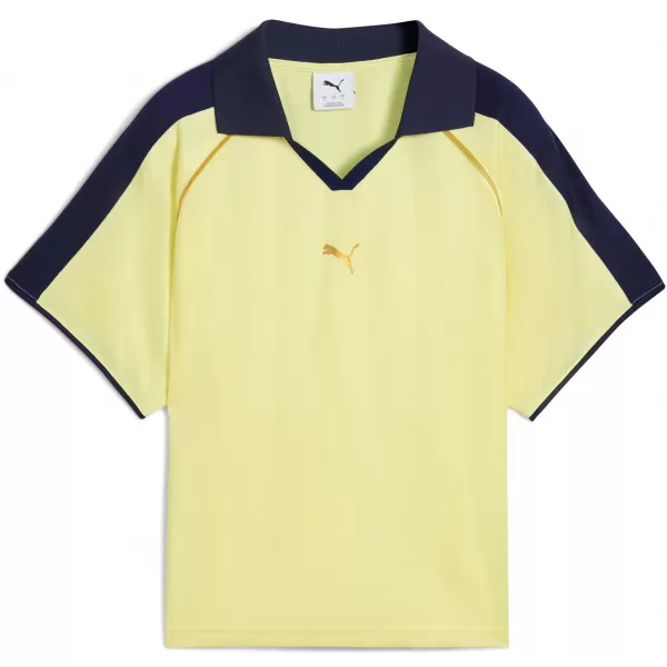  Дамска функционална тениска PUMA T7 RELAXED FOOTBALL JERSEY 632157-35 ЗЛАТНА ЛУНА 