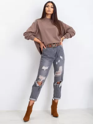 Дамски суичър BASIC FEEL GOOD RV-BL-5185.92P КАФЯВО