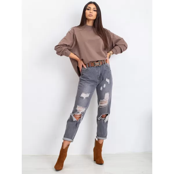  Дамски суичър BASIC FEEL GOOD RV-BL-5185.92P КАФЯВО 
