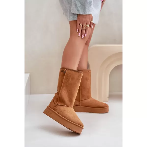  Дамски обувки BIG STAR OO274893 КАФЯВО/БЕЖО Big Star Shoes 