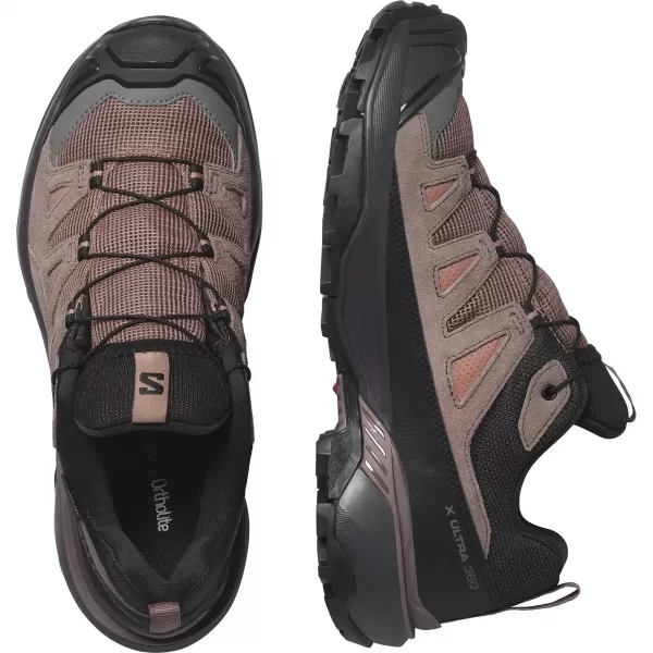  Дамски обувки SALOMON X ULTRA 360 LTR GTX W L47571500 КОНЯК/ЧЕРЕН ПИПЕР/ЧЕРЕН 