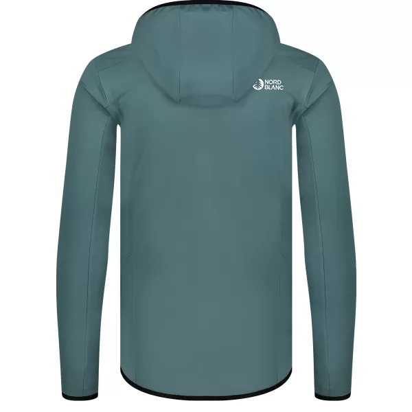  Мъжки суичър powerfleece NORDBLANC BRACKEN NBWFM8286 ТЪМНО ЗЕЛЕНО 