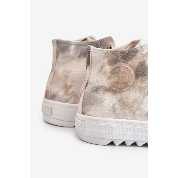  Дамски маратонки BIG STAR LL274047 WHITE/OLIVE Big Star Shoes 