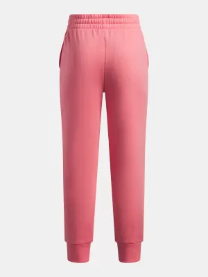 Спортни панталони за момичета UNDER ARMOUR UA RIVAL FLEECE JOGGERS 1379525-600 РОЗОВО