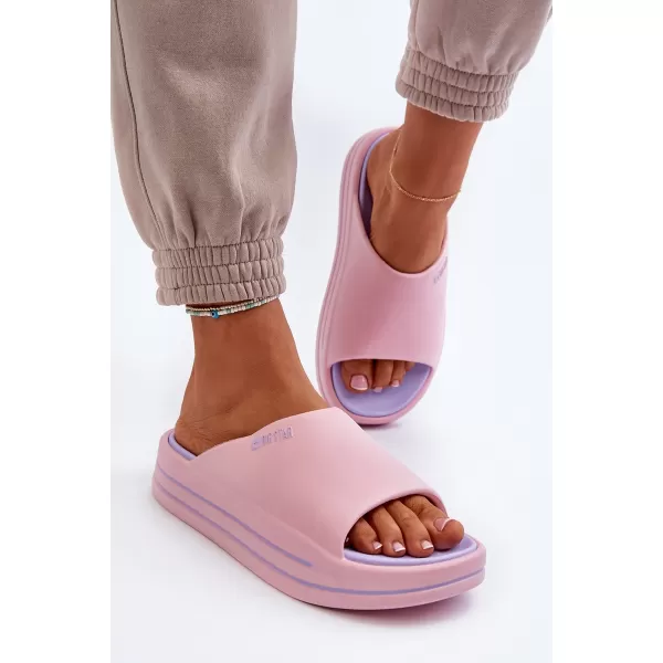  Дамски чехли BIG STAR NN274A035 PINK Big Star Shoes 