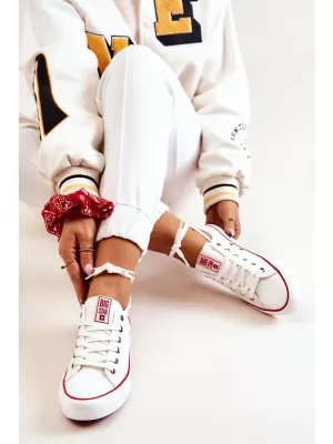 Дамски маратонки BIG STAR JJ274123 WHITE Big Star Shoes