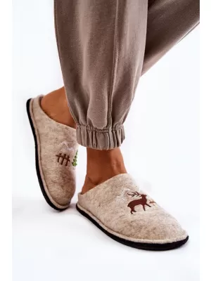 Дамски чехли BIG STAR KK276016 BEIGE Big Star Shoes