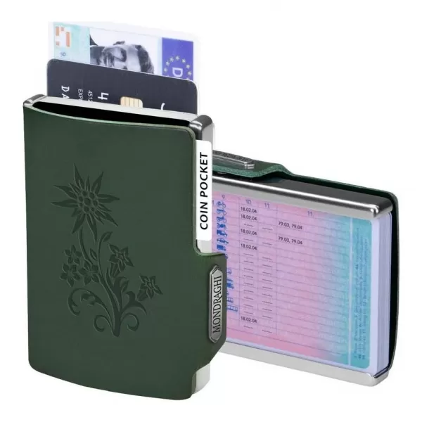  Портфейл MONDRAGHI Silhouette Edelweiss ЗЕЛЕНО 